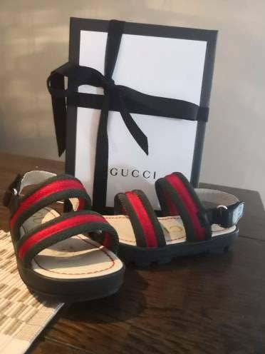 Toddler kids Gucci sandals $200 rrp $295 brand new size 23