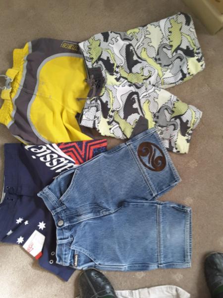 BOYS SUMMER SHORTS SHIRTS SHOES Offer for lot