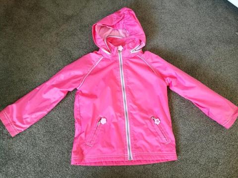Pumpkin patch girls lightweight jacket / spray jacket size 3-4