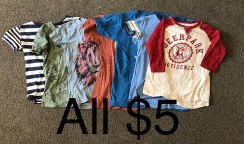 Boys clothes bundle size 6-12 $5