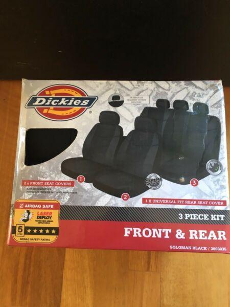 Genuine Dickies Car Seat Covers 3ieces Black