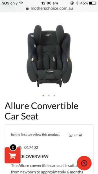 Brand new Mothers choice car seat