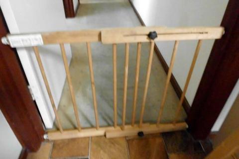 (A) Timber door / stair safety gate - adjustable. Knoxfield