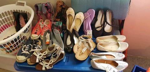 Kids/ girls shoes - BULK LOT- New and used