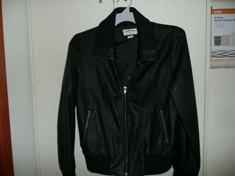 Boy's Lee Cooper Leather Look Jacket size 12. Never worn