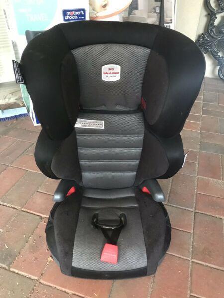 Safe and sound booster car seat