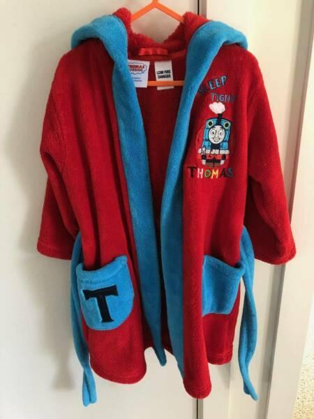 Thomas the Tank Engine dressing gown, size 3