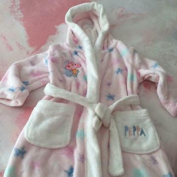 Girls New Dressing Gown and Slippers