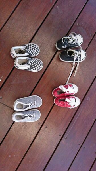 Baby boy shoes various sizes and styles was $15