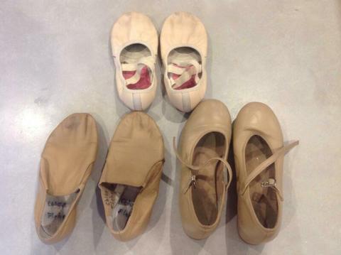Ballet, Jazz and Tap Dance shoes