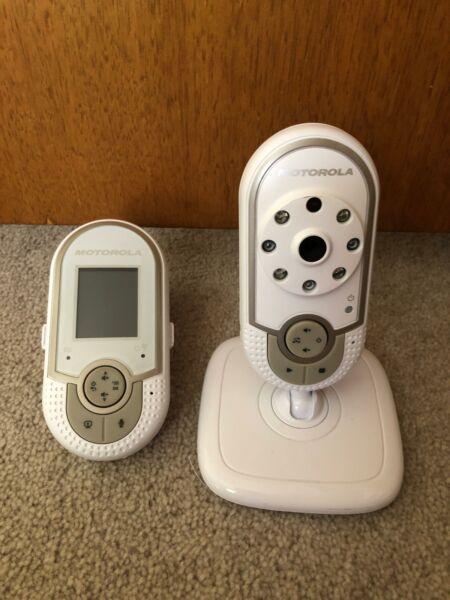 Motorola baby monitor with audio and video