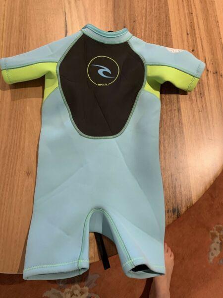 Rip Curl Girls Wetsuit Size 4