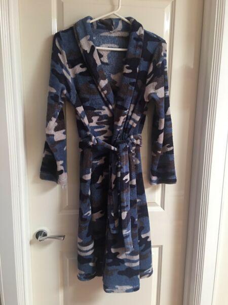 Size small/boys size 14-16 dressing gown