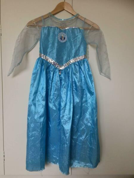 Kids blue Frozen Elsa dress in good condition