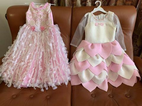 Girl Dresses (3-5 year old) - Near new