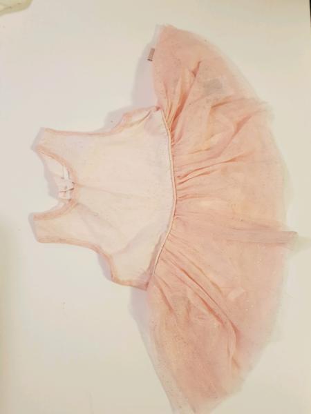 Pumpkin patch pink tutu with shimmer dress