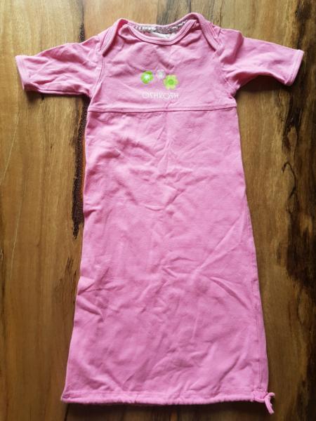 OshKosh Hot Pink 0000 Baby Girl Easy Sleeper Gown