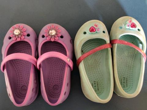 Crocs and Mini melissa girls shoes