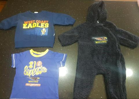 West Coast Eagles baby clothing