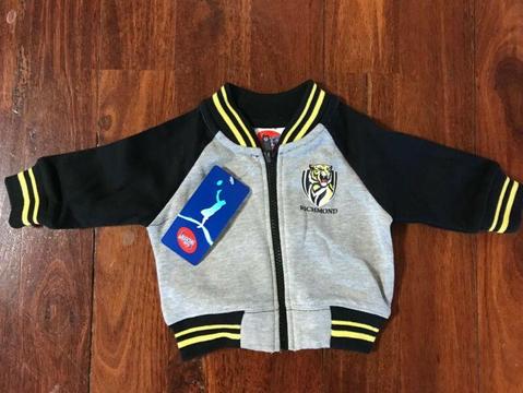 Baby Official AFL Richmond Jacket Brand New Size 6 - 12 months