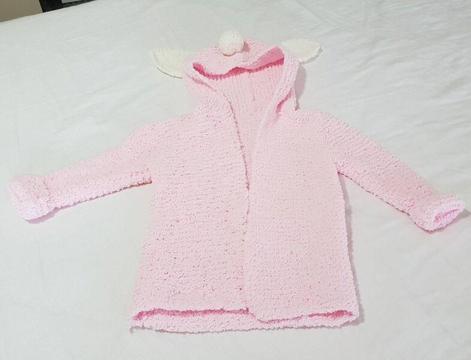 Baby Hand Knitted Jacket/Robe - New - Size 2