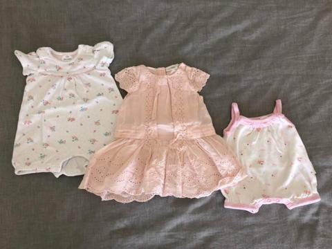 Baby Girl Newborn Clothing Summer Bundle 0-3 months