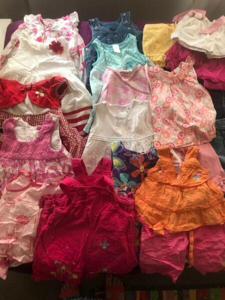 Size 0 girls summer wardrobe