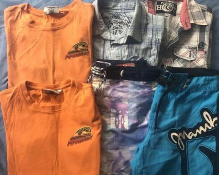 Surf clothes (Piping Hot & Mambo) kids' size 8
