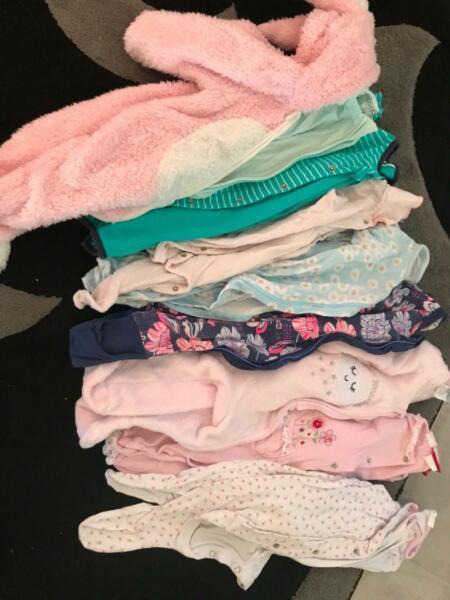 Baby girl size 00 clothes