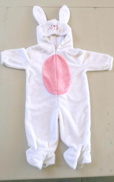 Baby Rabbit Easter Onsie Costume Suit with Hood