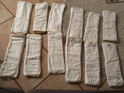 Grovia prefolds size 3 x12 reusable nappies