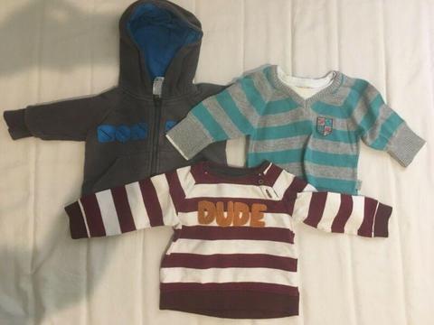 Baby boy 00 (3-6mnths) winter clothes
