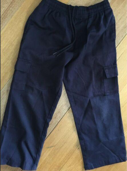 2 x Navy school pants size 6 from $2