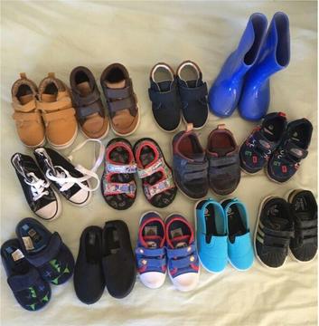 Boys Shoes, sneakers, sandals size 7 - Adidas, pj masks, paw patrol