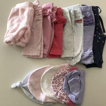 Newborn girls clothing bundle 38 items
