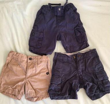 Boys shorts size 2 18-24 Months. Target & baby gap chino shorts