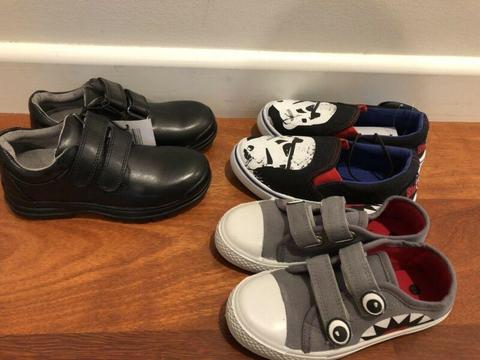 Various boys / child's size 12 shoes - leather, Star Wars - Brand new