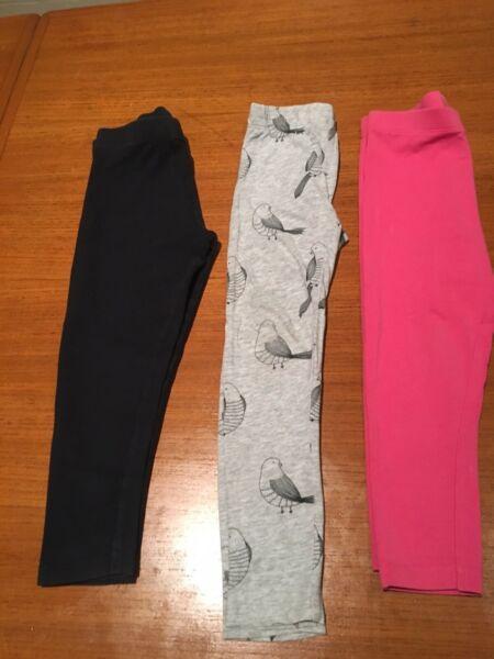 Seed and Next UK size 2-3 leggings $3 each