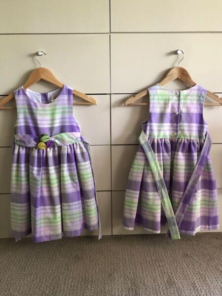 Twin matching dresses