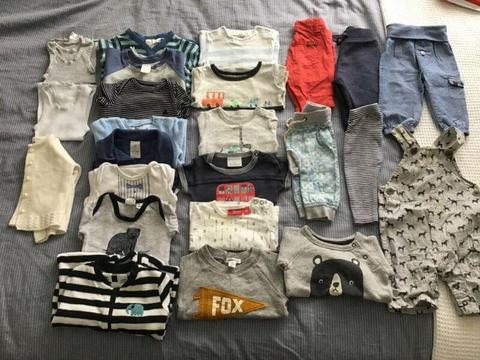 Baby boy clothing size 000, 0-3 months Seed country road Marquise H&M