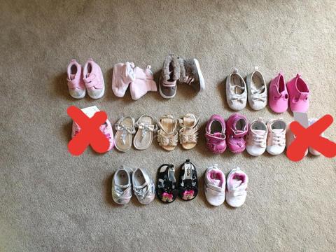 Girls 0-12 months shoes