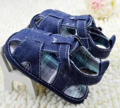 Little Kids Blue Jean Baby Boy Sandals Toddler Shoes 12-18 months