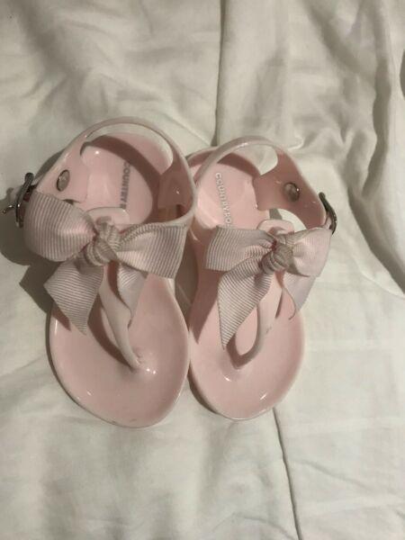 Country road baby girls shoes