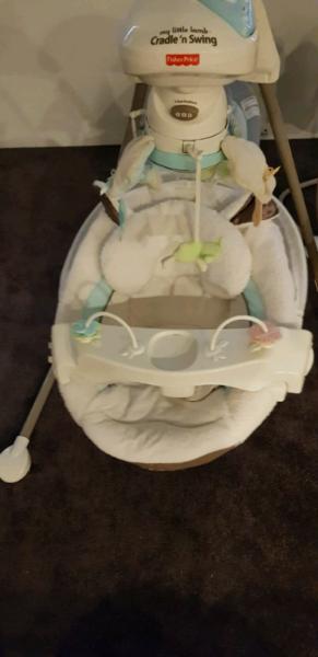 Fisher Prices Little Lamb Cradle swing