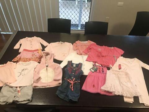 Girls clothes size 6mnths-2yrs
