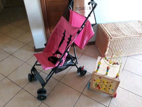 Pink pram from Big W