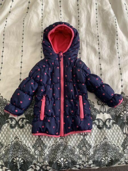 Baby girl winter jacket