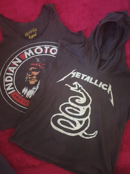 Kids Metallica & Indian Motorcycles tshirts