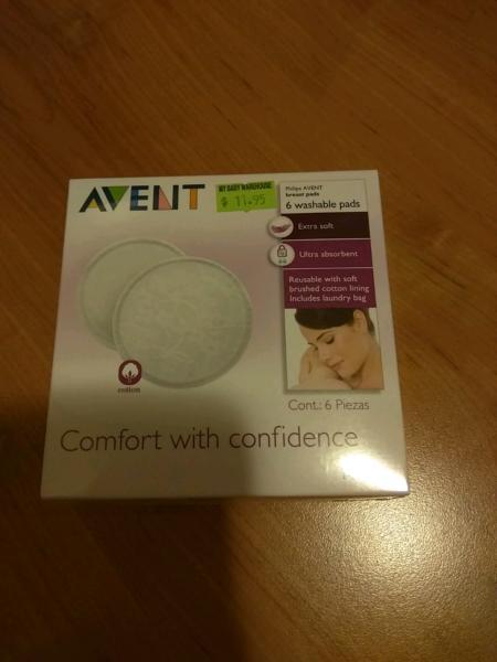 Avent 6 washable pads