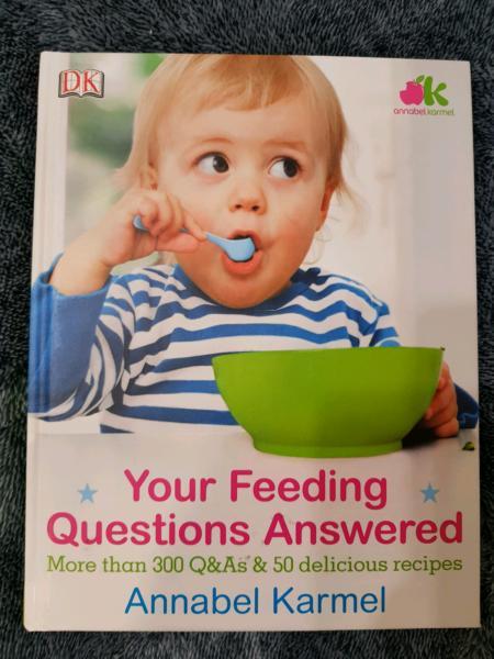 Book about babies and 'Your Feeding Questions Answered'